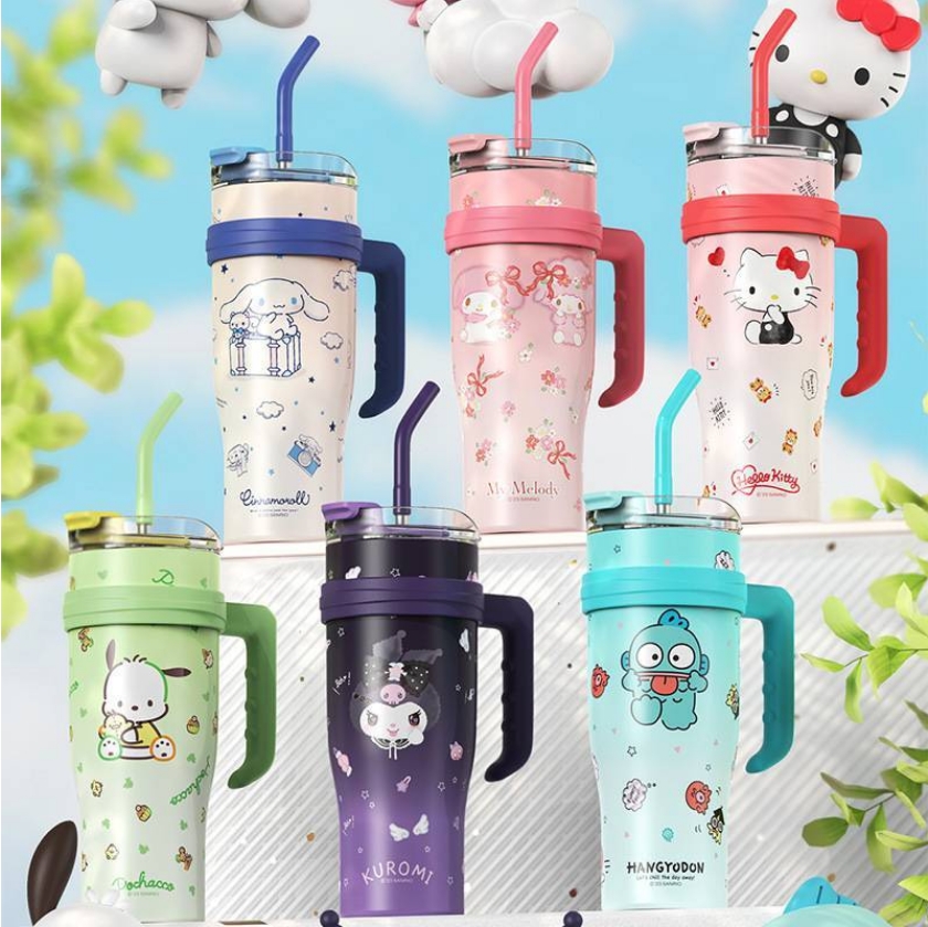 限時搶購 「 Sanrio 三麗鷗官方授權 」Sanrio 三麗鷗聯名冰霸杯 保溫保冷 折扣5折起！